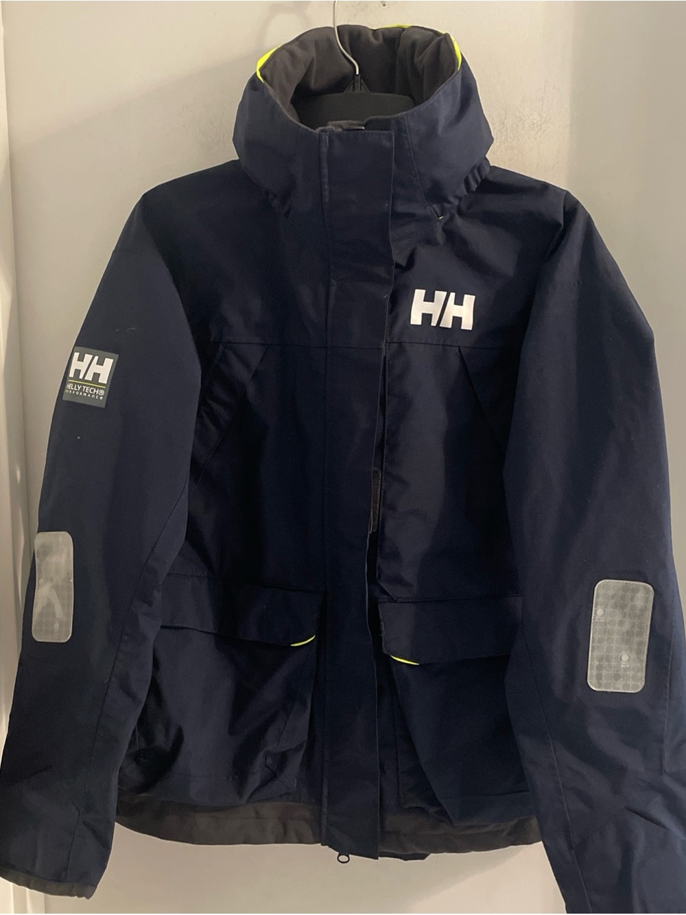Helly Hansen small Blue neon trim Pier 4.0 Performance Jacket men’s